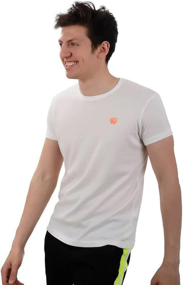 تيشيرت ساده رجالي ابيض من ازياء